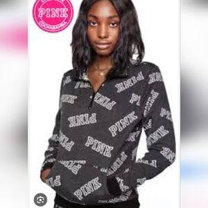 PINK Logo Quarter Zip